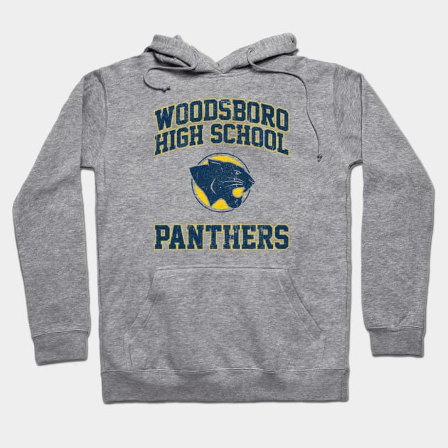 Woodsboro High School Panthers (Variant) Hoodie by huckblade